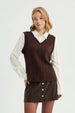 Sweater Mujer Regular Chocolate
