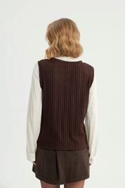 Sweater Mujer Regular Chocolate