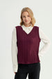 Sweater Mujer Regular Rojo