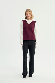 Sweater Mujer Regular Rojo