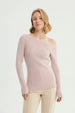 Sweater Mujer Bloques Rosado