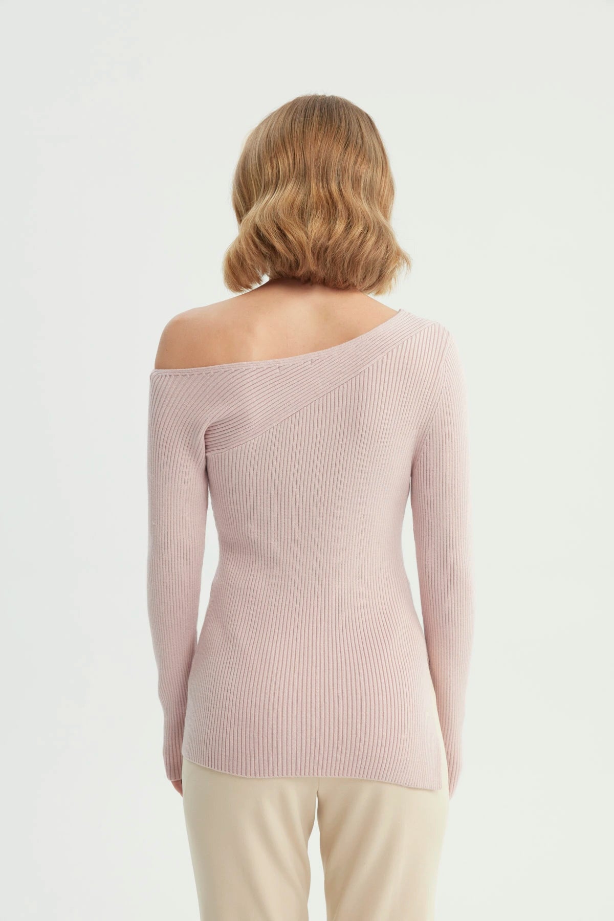 Sweater Mujer Bloques Rosado