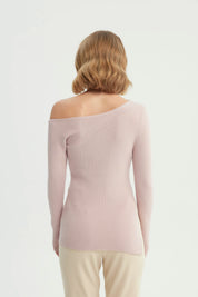 Sweater Mujer Bloques Rosado
