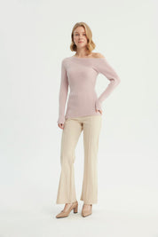 Sweater Mujer Bloques Rosado