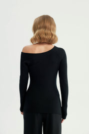 Sweater Mujer Bloques Negro