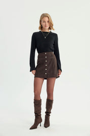 Sweater Mujer Regular Negro