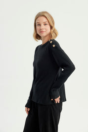 Sweater Mujer Clásico Negro