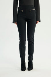 Calza Mujer Semi Pitillo Negro