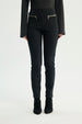 Calza Mujer Semi Pitillo Negro