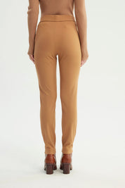 Calza Mujer Semi Pitillo Camel