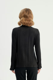 Polera Mujer Ajustado Negro