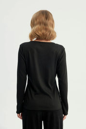 Polera Mujer Slim Negro
