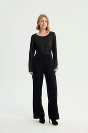 Polera Mujer Slim Negro