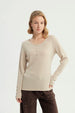 Polera Mujer Slim Beige