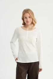 Polera Mujer Slim Crudo