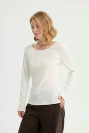 Polera Mujer Slim Crudo