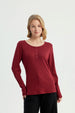 Polera Mujer Slim Rojo