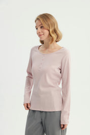 Polera Mujer Slim Rosado