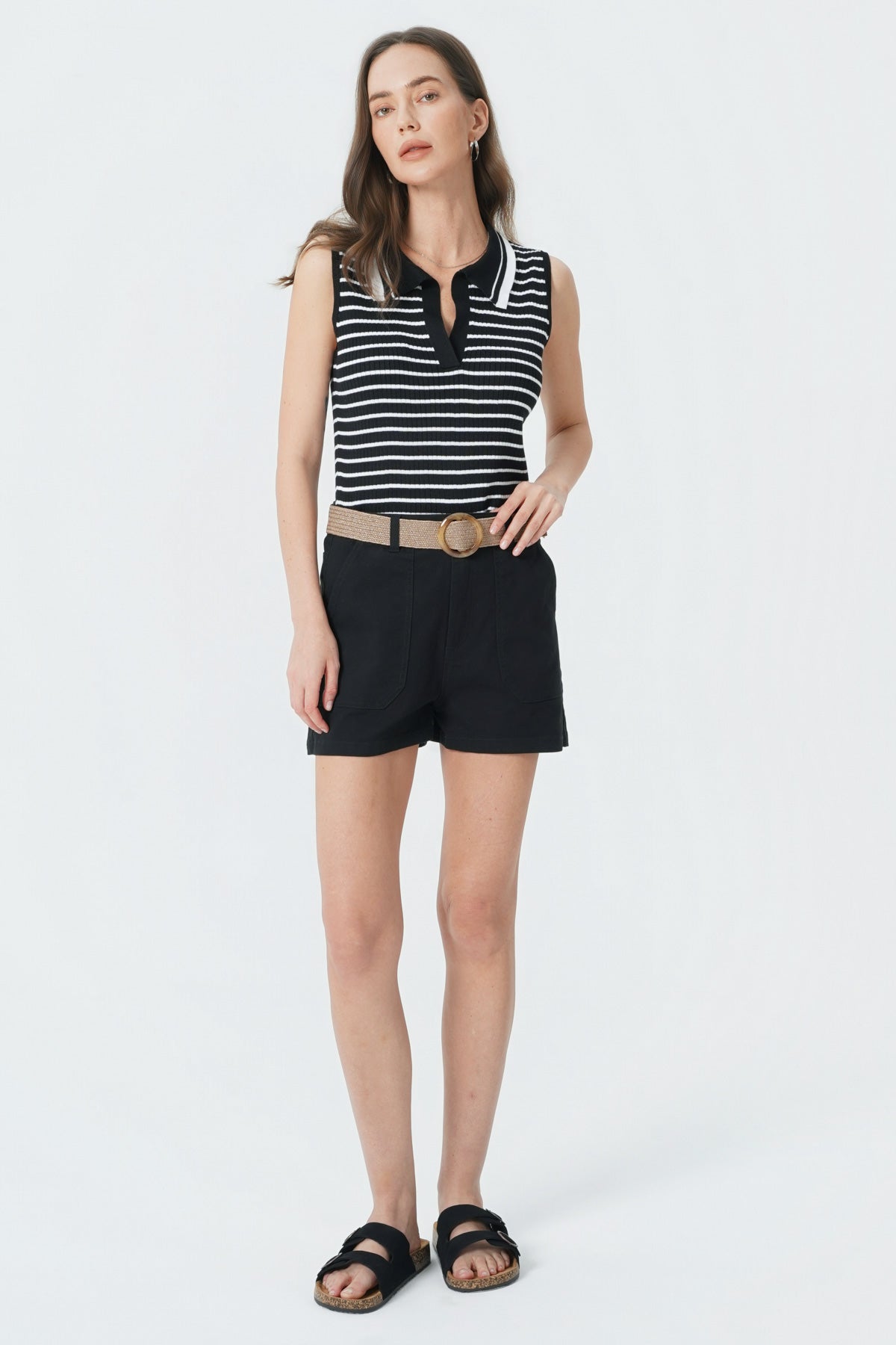 Short Casual Mujer Negro