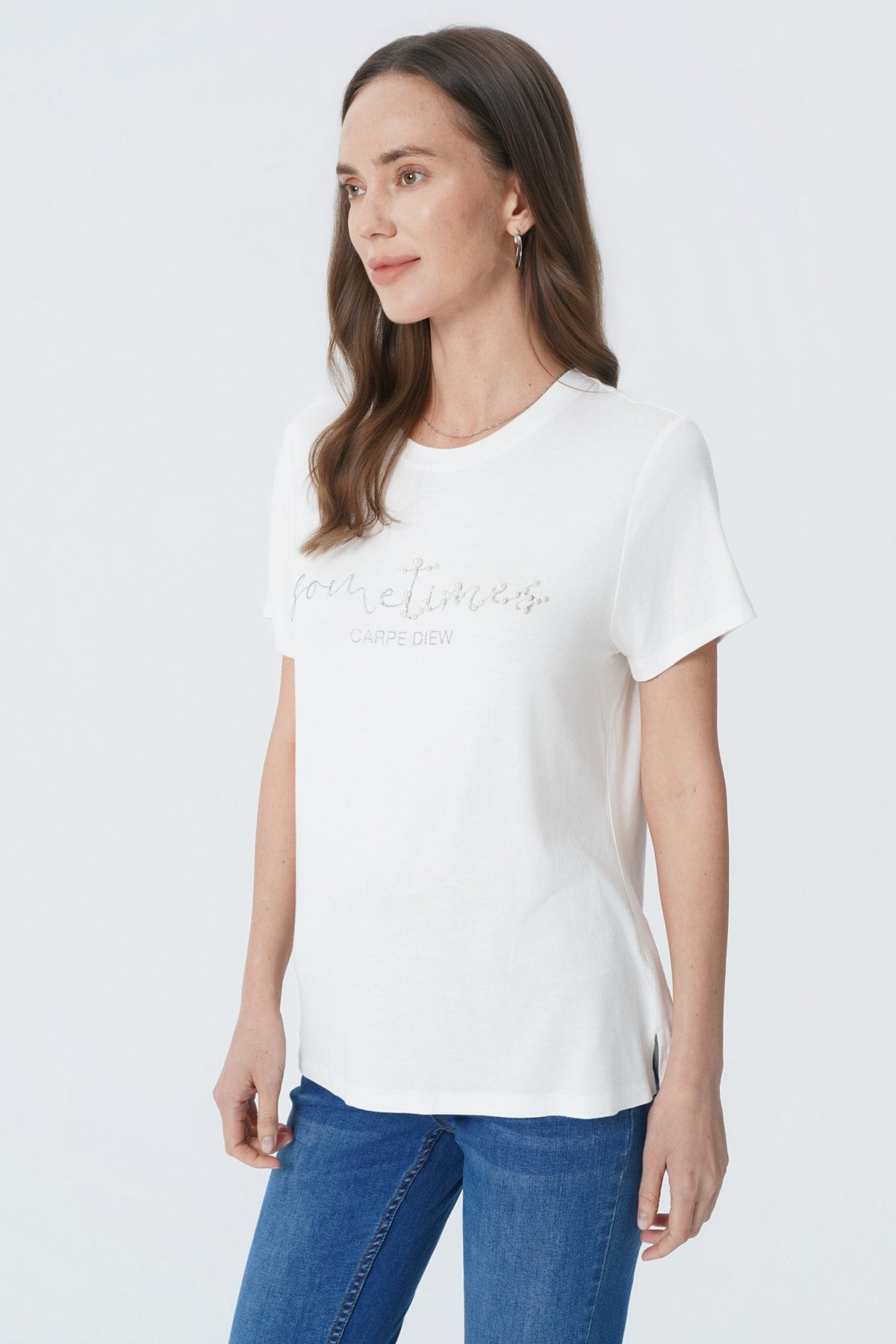 Polera Slim Mujer Crudo