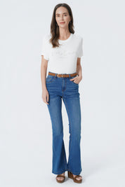 Polera Slim Mujer Crudo