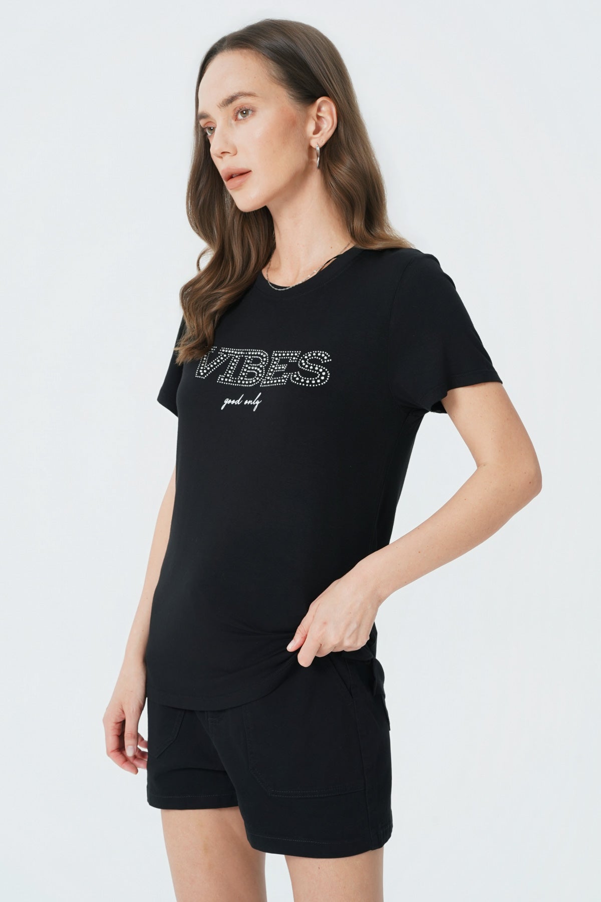 Polera Slim Mujer Plateado
