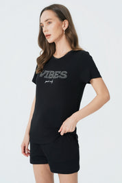 Polera Slim Mujer Plateado