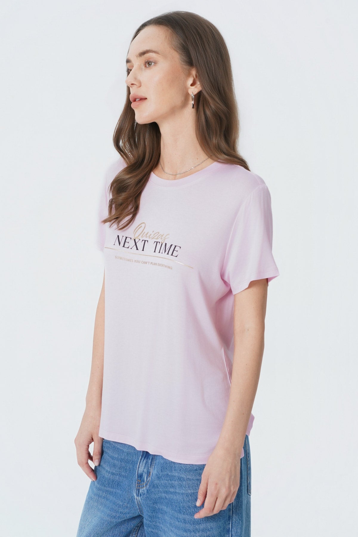 Polera Slim Mujer Rosado
