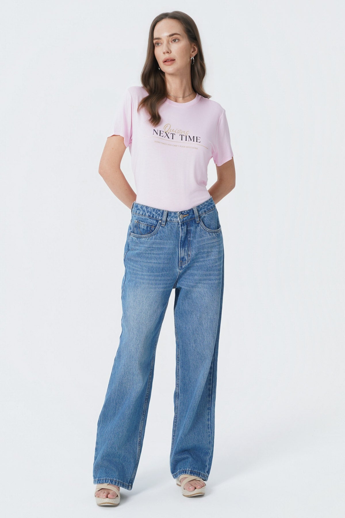 Polera Slim Mujer Rosado