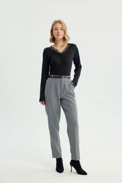 Sweater Mujer Regular Negro