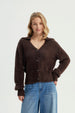Sweater Mujer Oversize Chocolate