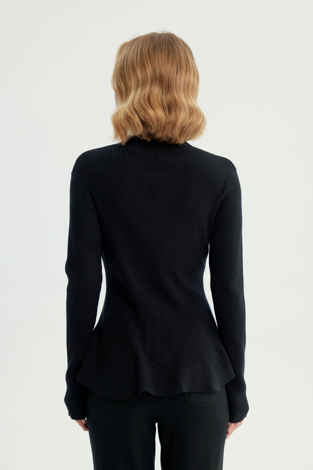 Sweater Mujer Slim Negro