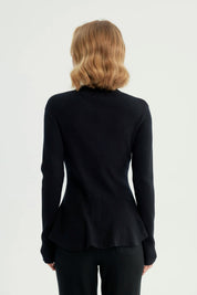 Sweater Mujer Slim Negro