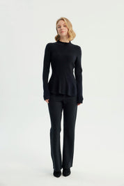 Sweater Mujer Slim Negro
