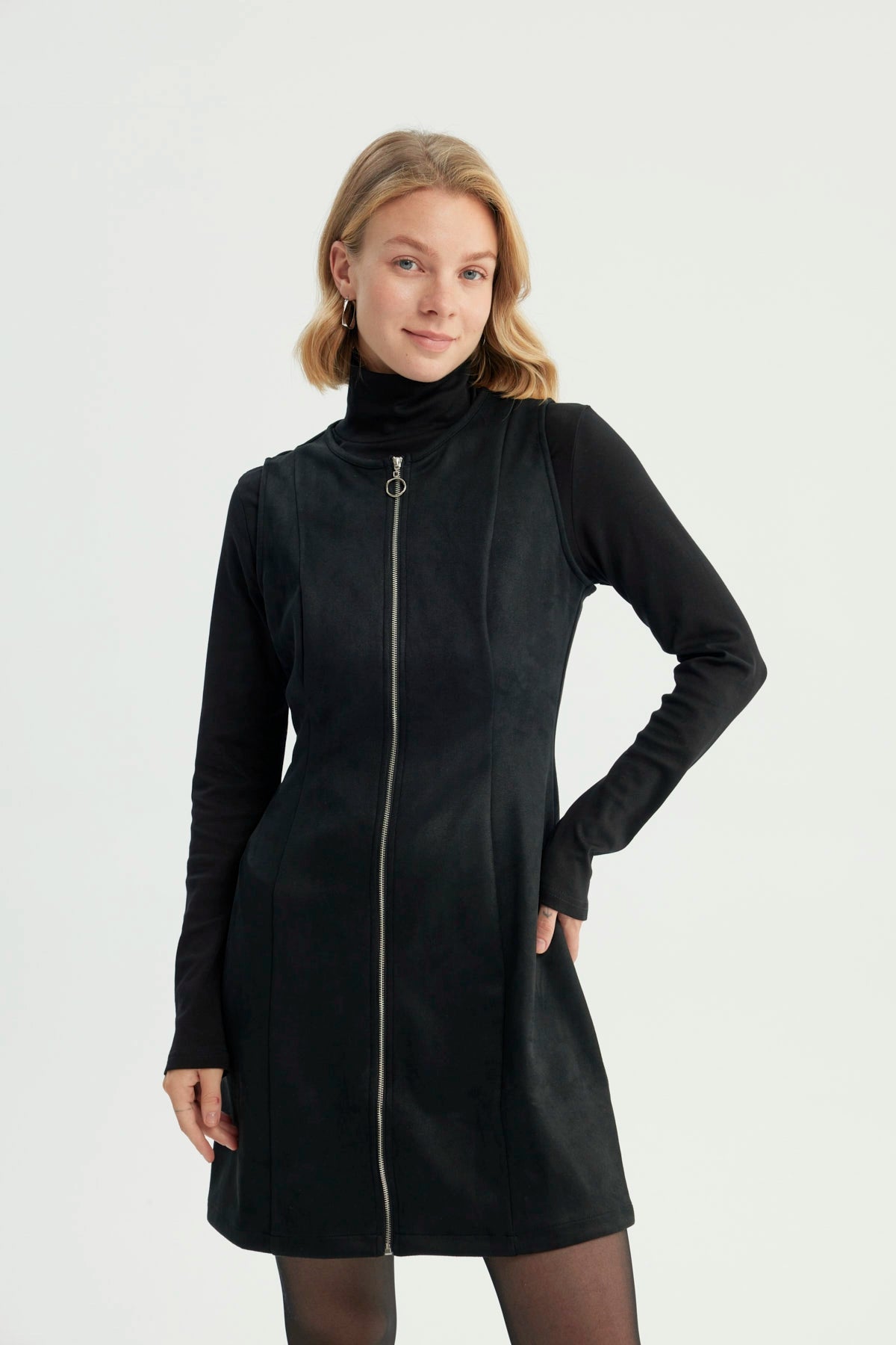 Vestido Mujer Casual Negro