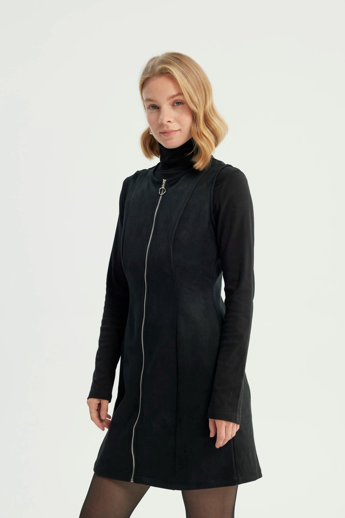 Vestido Mujer Casual Negro