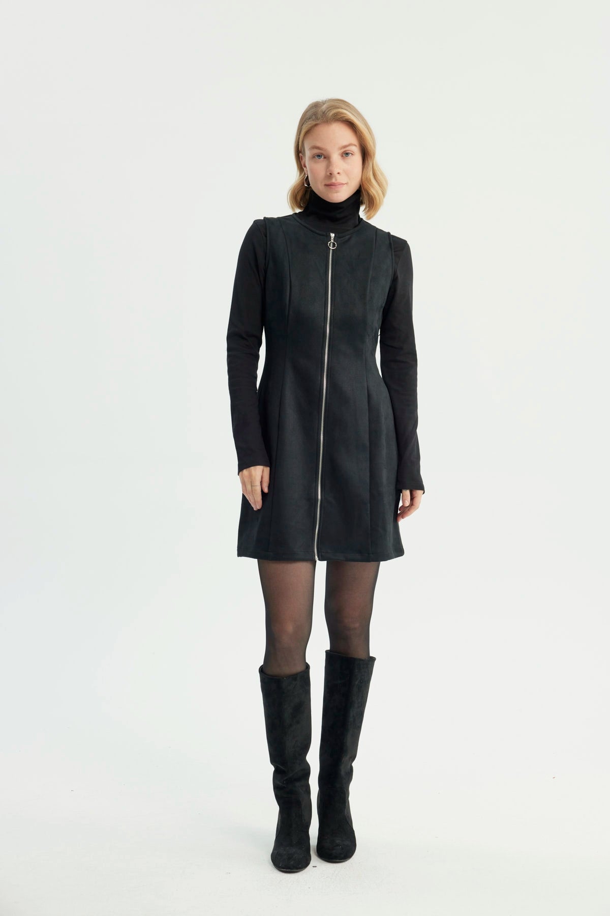 Vestido Mujer Casual Negro