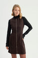 Vestido Mujer Casual Chocolate