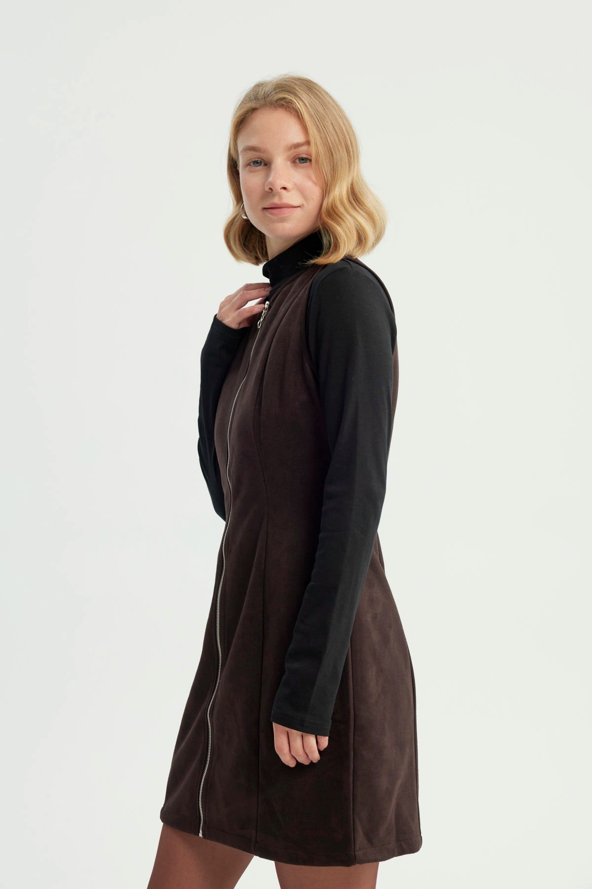 Vestido Mujer Casual Chocolate