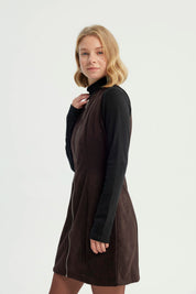 Vestido Mujer Casual Chocolate