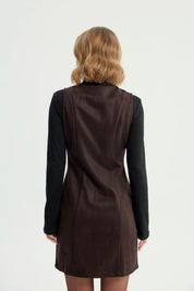 Vestido Mujer Casual Chocolate