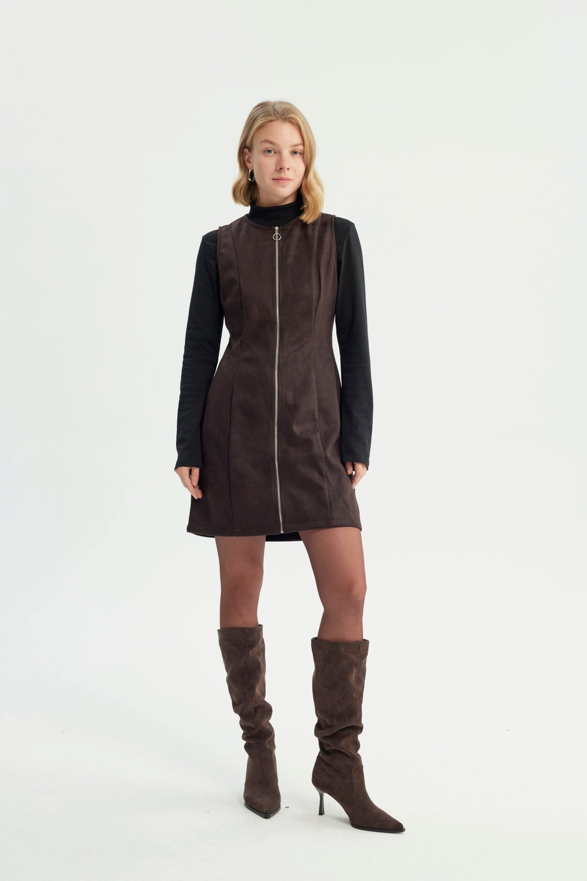 Vestido Mujer Casual Chocolate