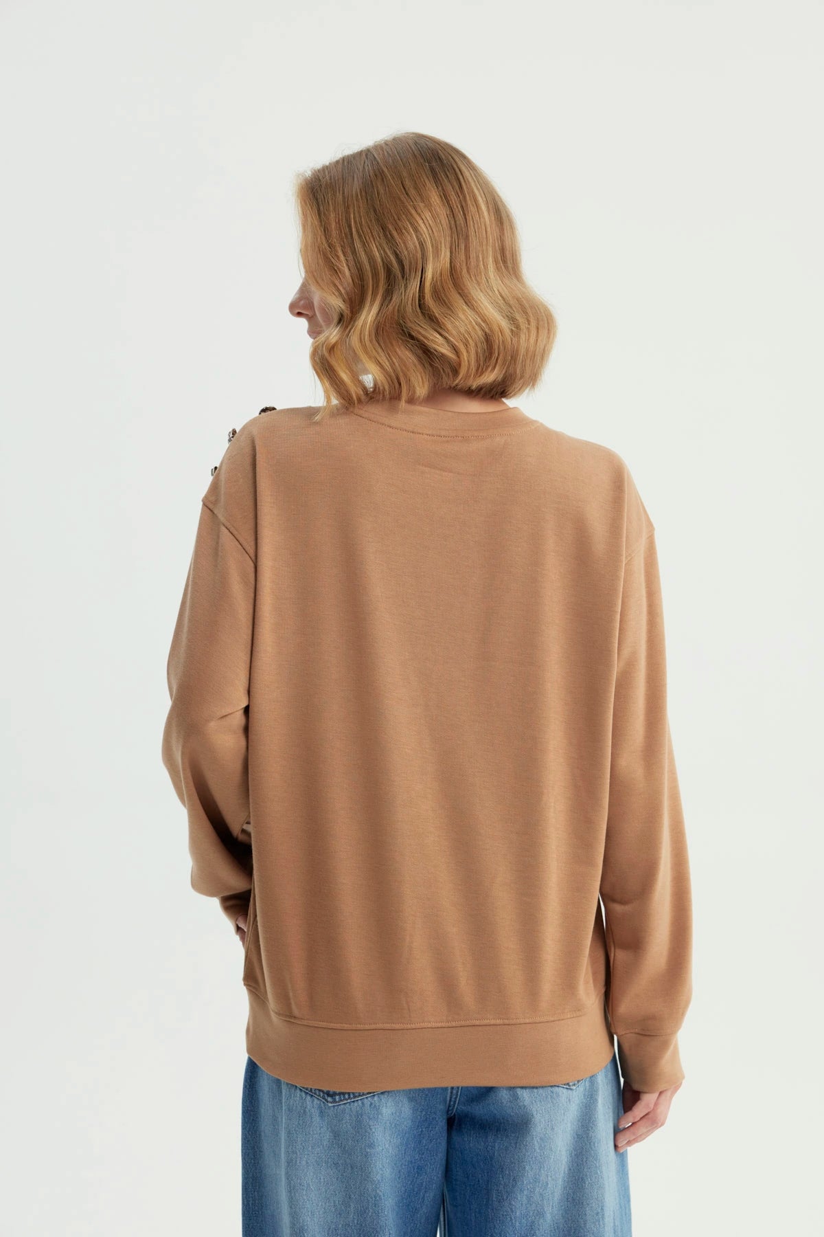 Polerón Mujer Clásico Camel