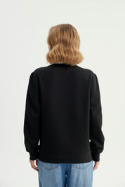 Polerón Mujer Estilo Bomber Negro