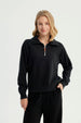 Polerón Mujer Oversize Negro