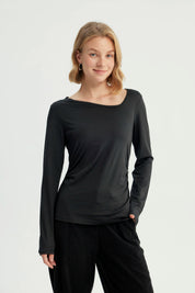 Polera Mujer Ajustado Negro