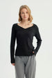 Polera Mujer Slim Negro