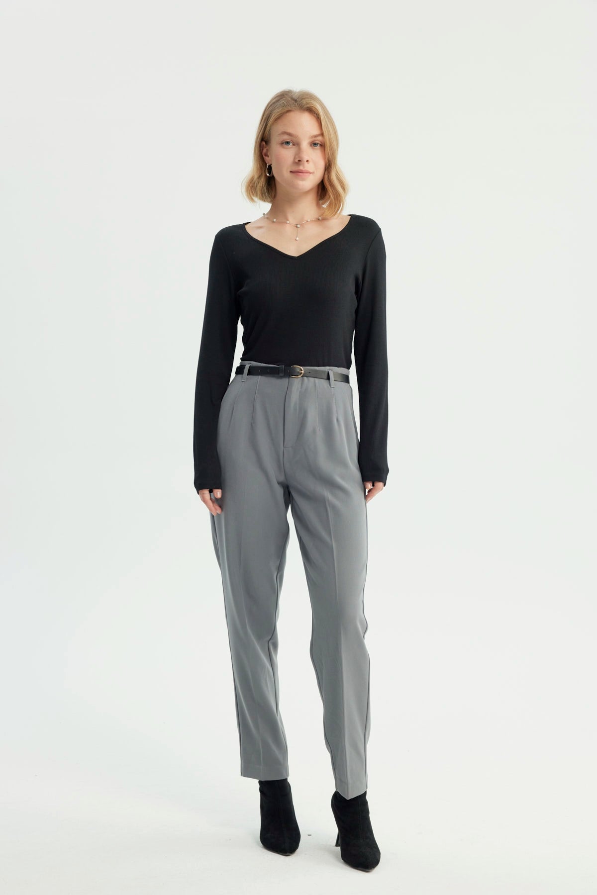 Polera Mujer Slim Negro