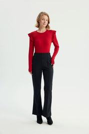 Polera Mujer Slim Rojo