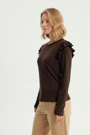 Polera Mujer Slim Chocolate